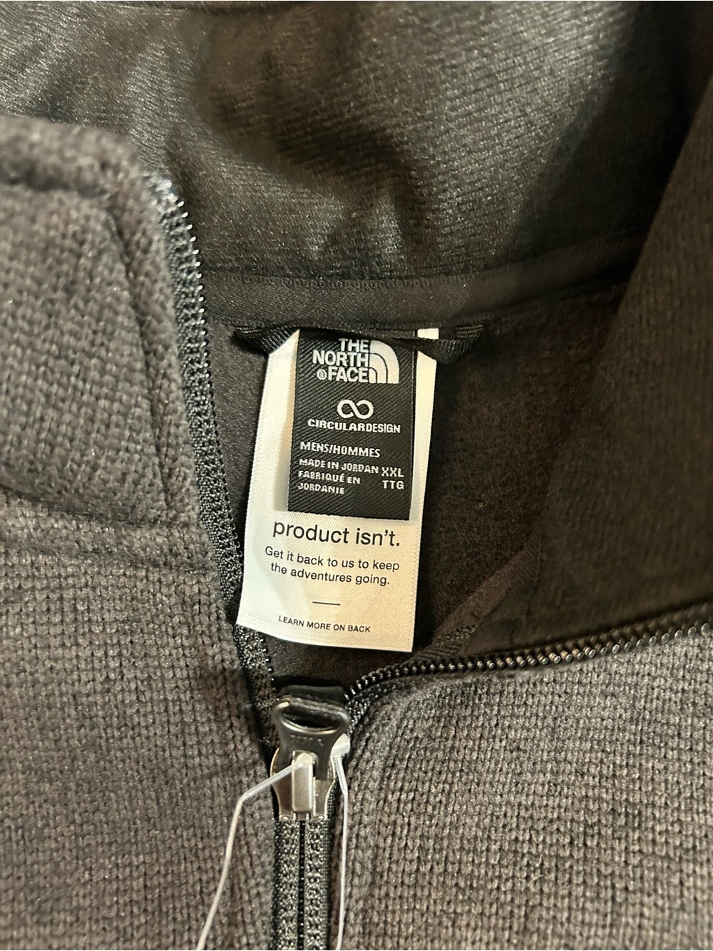 The North Face - Gordon Lyons 1/4-Zip Jacket - Men's - Black Heathered - Picture 9 of 12